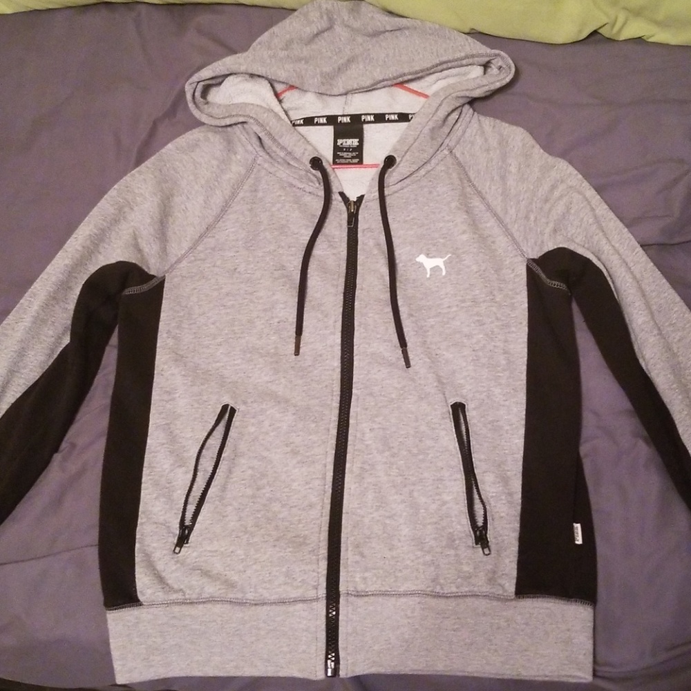 Vs pink full zip jacket.